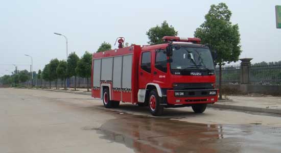 慶鈴五十鈴7-8噸水罐消防車(chē)