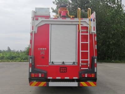 國六7噸豪沃單橋干粉泡沫聯(lián)用消防車