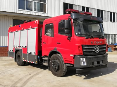 國六  6噸東風(fēng)水罐消防車